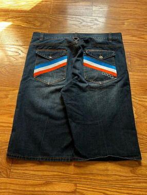vintage coogi skate style y2k embroidered baggy jorts
